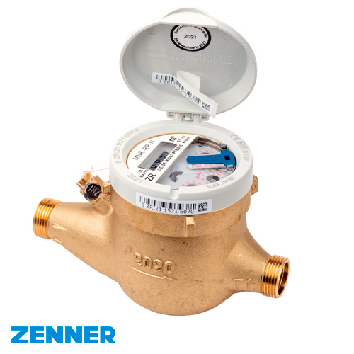 Лічильник холодної води Zenner MNK-RP-N Qn 2,5 Ду15 | мокрохід