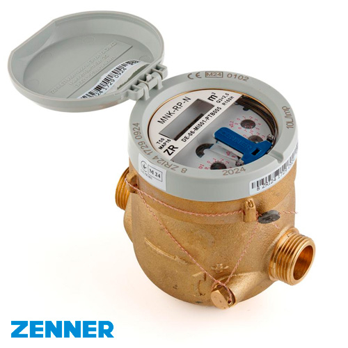 Счетчик холодной воды Zenner MNK-RP-N Qn 2,5 Ду15 L=110 мм (мокроход)