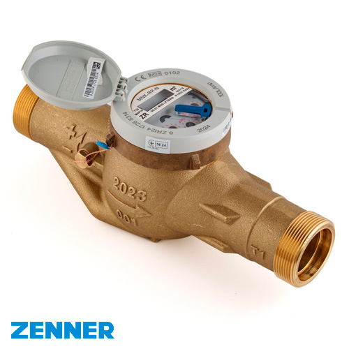 Счетчик холодной воды Zenner MNK-RP-N Qn 16 Ду40 | мокроход