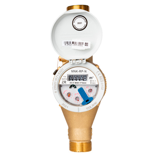 Счетчик холодной воды Zenner MNK-RP-N Qn 6,3 Ду25 | мокроход