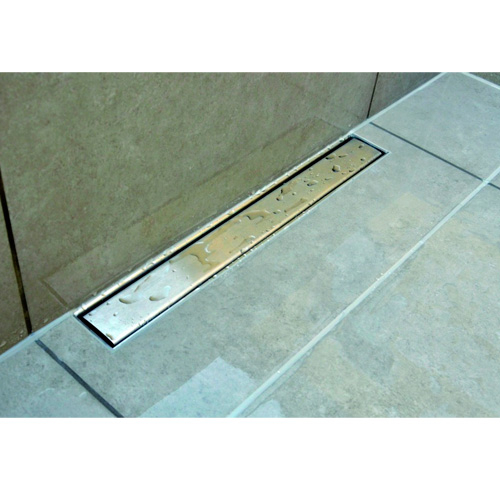 Душовий канал HL531Prblue з решіткою "Стандарт" із нержавіючої сталі | сухий сифон „Primus blue“