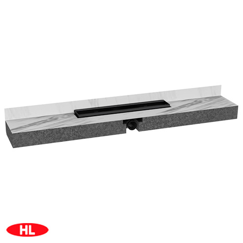 Душовий канал HL531Prblue.1 без решітки | підрамник чорний | сухий сифон „Primus blue“