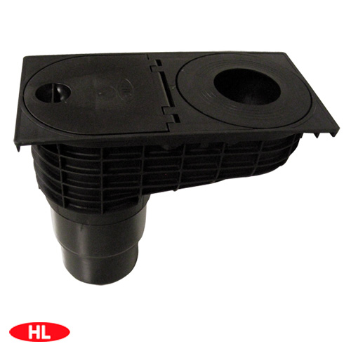 Дождеприемник HL660E DN110/125 для водосточных труб d 75-110 мм