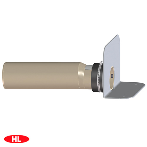 Парапетная воронка HL68P.0/110 с фланцем и отводящей трубой DN110