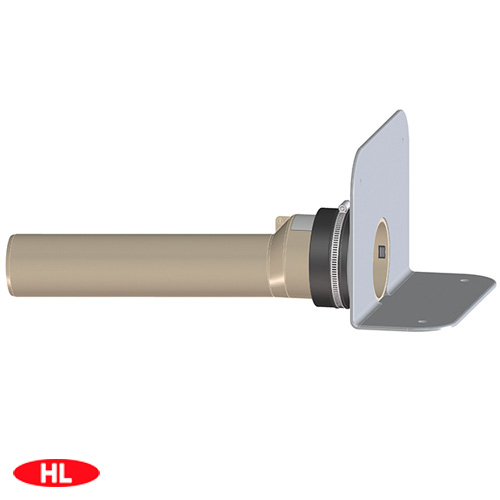 Парапетная воронка HL68P.0/75 с фланцем и отводящей трубой DN75