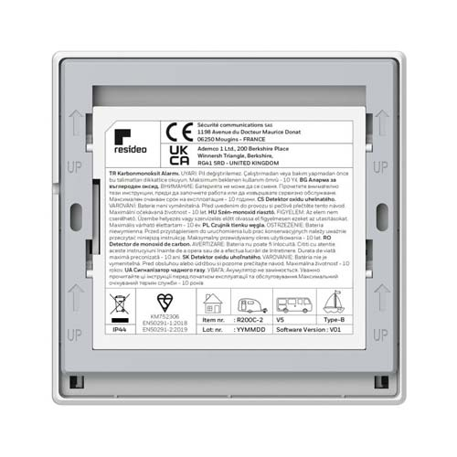 Датчик чадного газу Resideo R200C-N2 CO (Honeywell R200C-N2)