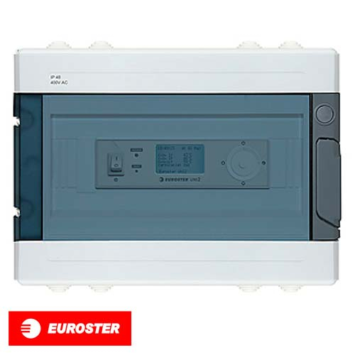 Погодозависимый термоконтроллер Euroster UNI2 OBUD в монтажном коробе