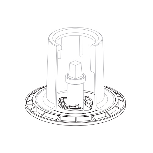 Ковер Hawle 1950К для подземных гидрантов DIN 4055, телескоп., пластик (5007820)