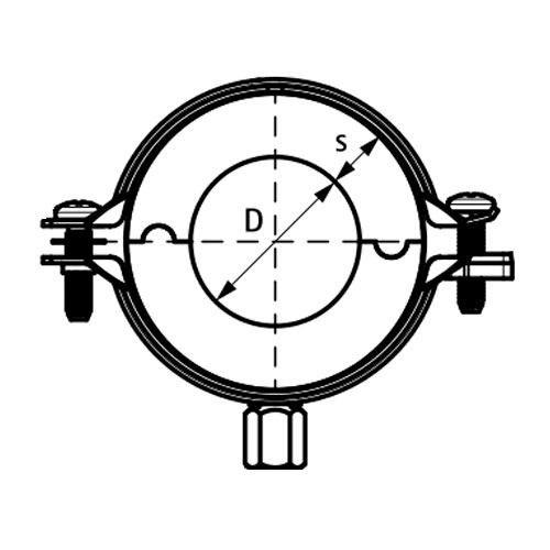 Термоизоляционный блок Walraven BISOFIX® E19 D=54мм, s=21мм (2211054)