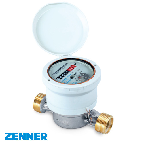 Счетчик холодной воды Zenner ETKD-M-CC Qn 4,0 Ду20 L=130 мм R160H/63V (сухоход)