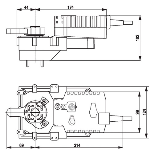 Belimo GRK24A-SZ-5 Электропривод для шаровых клапанов