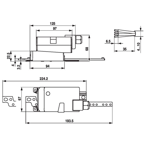 Belimo LH24A-MP60-TP Електропривод лінійної дії (хід 0-60 мм)
