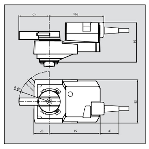 Belimo NRC24A-SR Електропривод кульового клапана