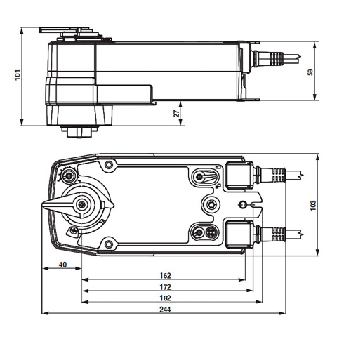 Belimo SRF24A-SR-S2 Електропривод кульового клапана