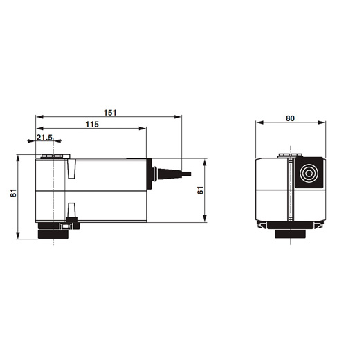 Belimo TRF230-O Електропривод кульового клапана