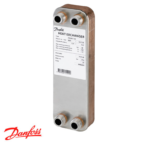 Пластинчатый теплообменник Danfoss Micro Plate™ XB06H+-1-20 Pn25 G3/4" (004B1211)