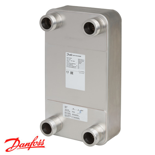 Пластинчатый теплообменник Danfoss Micro Plate™ XB52M-1-70 Pn25 G2"x50мм (004H4527)