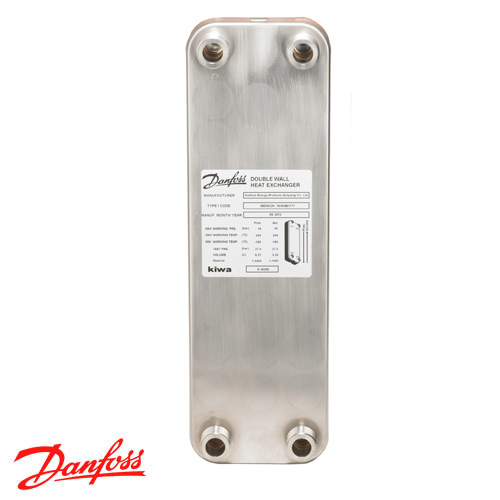 Пластинчастий теплообмінник Danfoss Micro Plate™ XBDW22H-1-26 Pn16 G3/4" (004H4368)