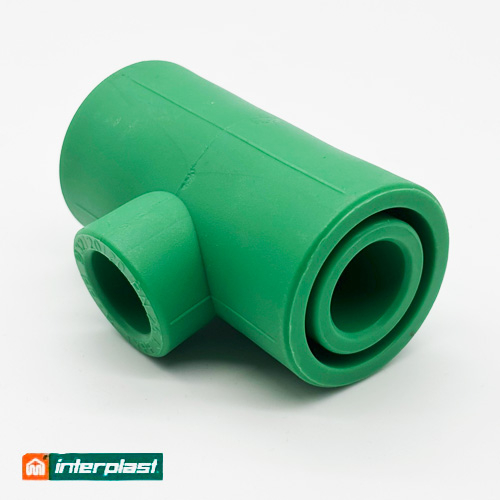 Тройник редукционный DN 90x50x90 Interplast PPR Green PN30 (790060049)