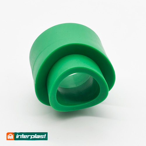 Врізка сідлова 75/25 мм Interplast PPR Green PN30 (790407525)