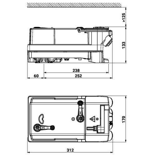 Belimo JRCA-BAC-S2-T Електропривод для засувки батерфляй