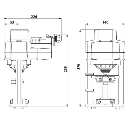 Belimo LVK230AX-3 LVKA-150 101 G14 Электропривод седельного клапана