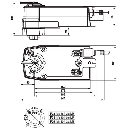Belimo SRFA-R+ZSFV-09 Електропривод кульового клапана