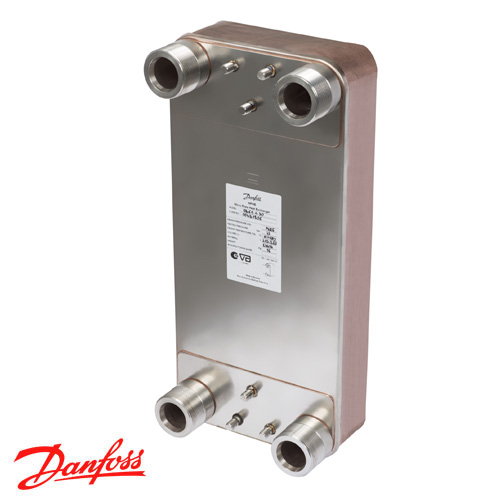 Пластинчатый теплообменник Danfoss Micro Plate™ XB61L-1-36 Pn25 G2"x52мм (004B1907)