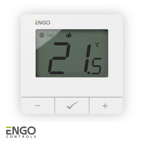 Програмований інтернет терморегулятор ENGO E25-24W ZigBee/868 МГц | білий (932342926)