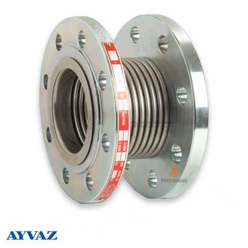 Компенсатор сильфонний осьовий фланцевий Ayvaz MKDF-30 ДУ 250