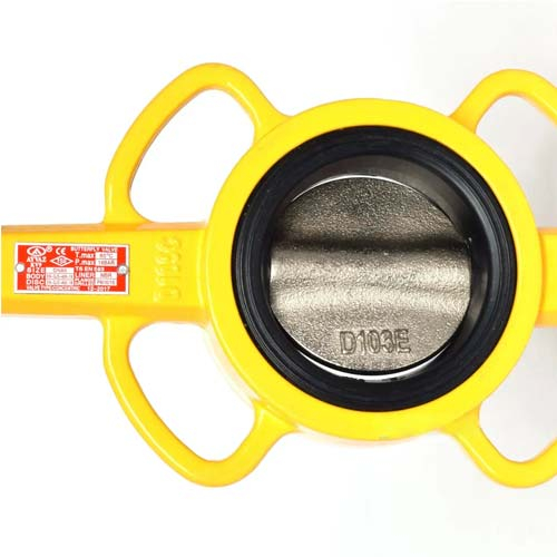 Задвижка Баттерфляй для газа Ayvaz KV-9 Dn25 Pn16 диск чугун (708030506010)