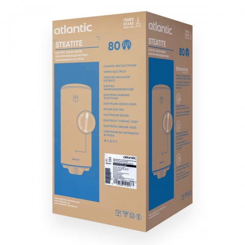 Бойлер електричний Atlantic Steatite Elite VM 080 D400S-2-BC (851407)