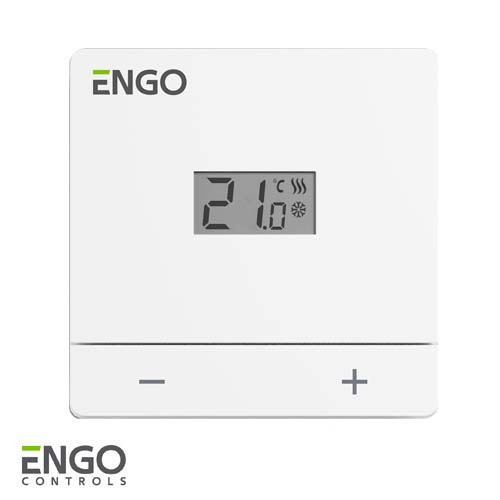 Проводной суточный термостат ENGO EASY-24W белый (932332923)