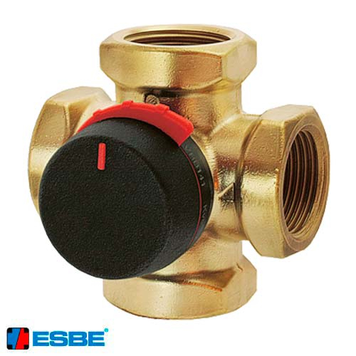 Поворотный смесительный 4-ходовой клапан ESBE VRG 141 Rp 1" | DN 25 | Kvs 10,0 (11640400)