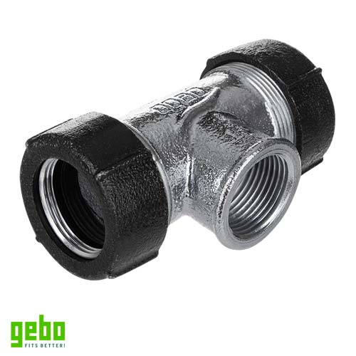 Тройник Gebo QT 19,7 - 21,8 мм х 1/2" ВР, Dn15  (17.195.04.01)