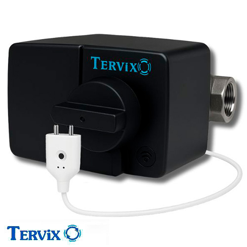 Система защиты от потопа для умного дома Wired ZEVS Tervix Water Stop 1/2'' с проводными датчиками (491910)