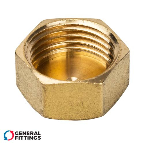Заглушка латунна General Fittings 1" ВР (260041H100000A)