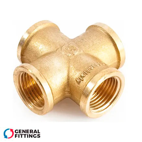 Хрестовина латунна General Fittings 2" ВР (270036H200000A)