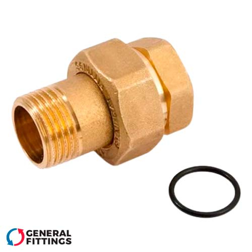Американка пряма General Fittings 1/2" ВЗ (2700I2H040400A)