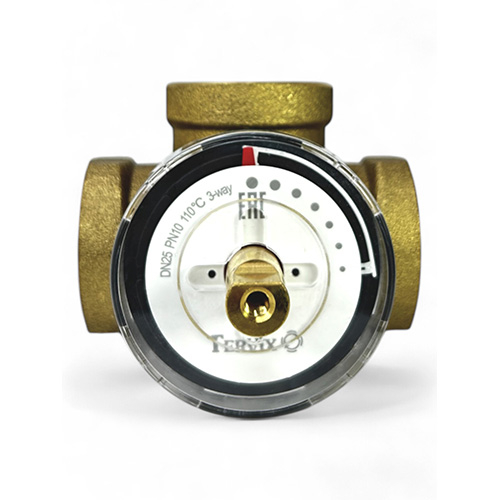 Трехходовой смесительный клапан Tervix Pro Line RMV Rp 1 1/4", DN32, Kvs 16 (314142)