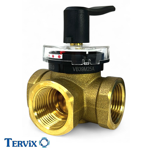 Трехходовой смесительный клапан Tervix Pro Line RMV Rp 1", DN25, Kvs 10 (314132)