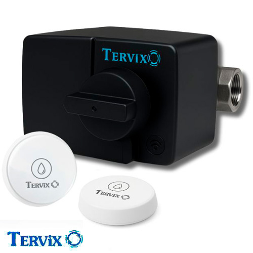 Система защиты от потопа для умного дома RF ZEVS Tervix Water Stop 3/4'' с RF датчиками (491921)