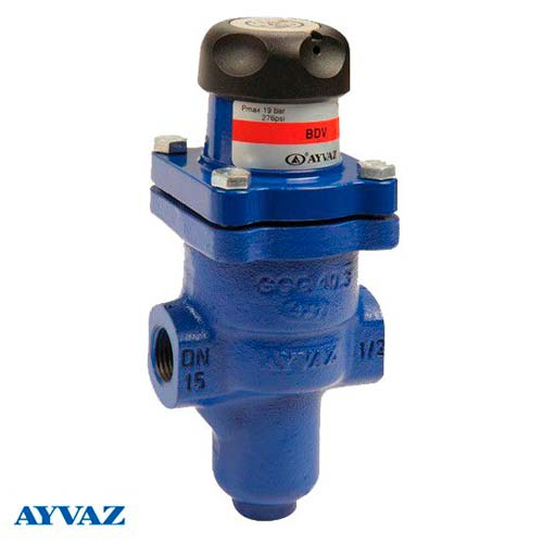Редукційний клапан Ayvaz BDV-25, 1/2", Pn25, 210°C (703750100000)
