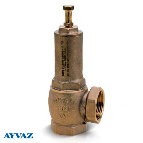 Запобіжний клапан з регулюванням тиску Ayvaz EV-10, 2", Pn16, 200°C, 1-12 бар (708042410030)