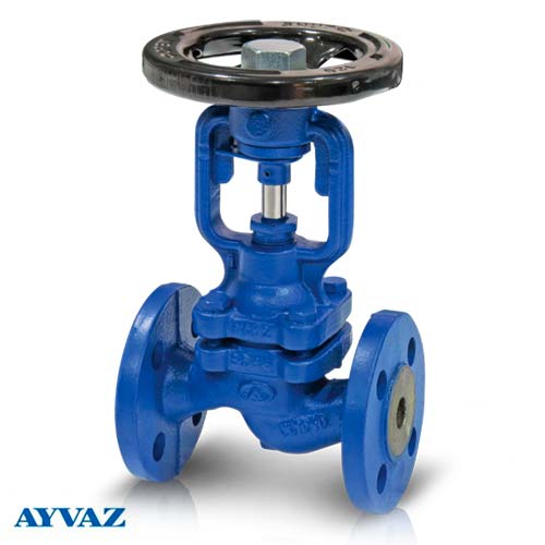 Вентиль сильфонный фланцевый Ayvaz MK-25, Dn65, Pn25, 350°C (708143514065)