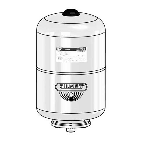 Гідроакумулятор Zilmet Ultra-Pro V 24 л 10 бар | білий (11000024C5)