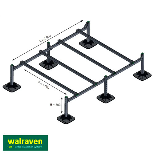 Комплект рамы Walraven K3 BIS Yeti Frame Set 1500х2000х500 мм (67685532_k3_26)