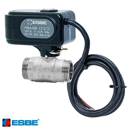 Кран шаровый с электроприводом ESBE MBA122 230В | 1" | kvs 45 | НН (43101200)