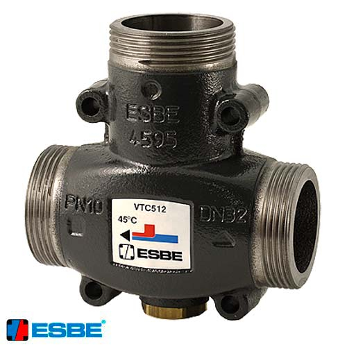 Змішувальний термостатичний клапан ESBE VTC512 | ЗР | Rp 1 1/4" | 65°C (51022500)