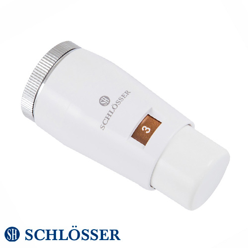 Термостатическая головка Schlösser MINI M30х1,5 | 8-30°С | белая (601100031)